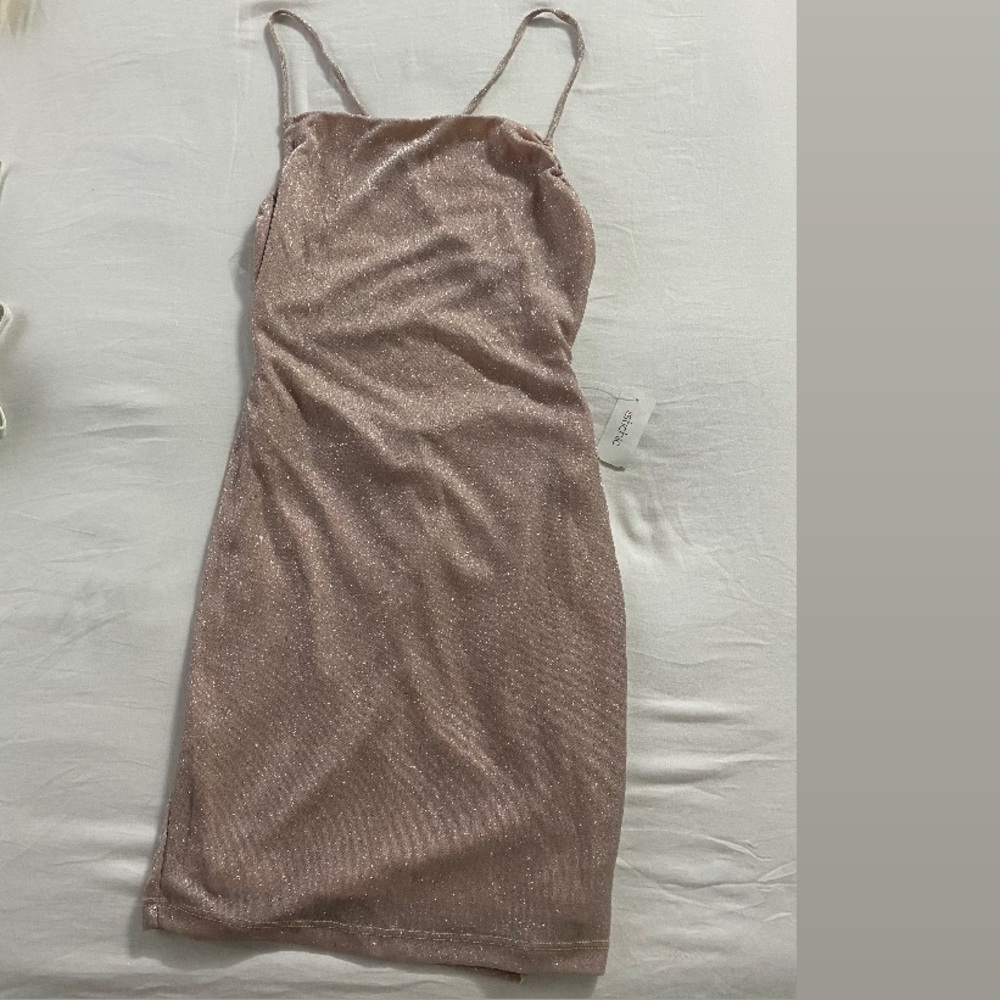 Beautiful Glittery Open back dress
